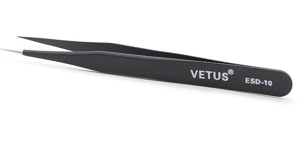 Vetus Esd 10 Straight Tweezers For Eyelash Extension Application - Lashhouse